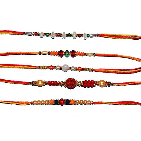 Hand Crafted Traditional Rakhi/Rakhi Set-Rapa Rakhi-444 : Amazon.in ...