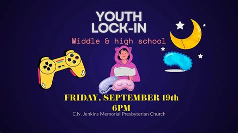 Youth Lock-IN, C N Jenkins Memorial Presbyterian Church, Charlotte, 19 ...