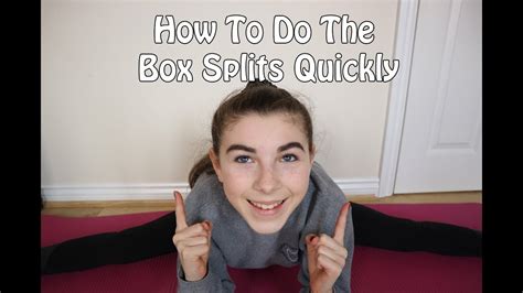 Image result for Box Splits Tutorial