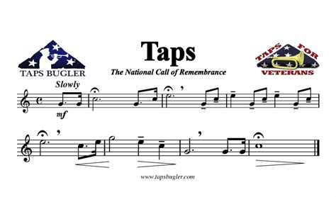 Performance Guidelines for Taps - Page 2 of 3 - Taps Bugler: Jari ...