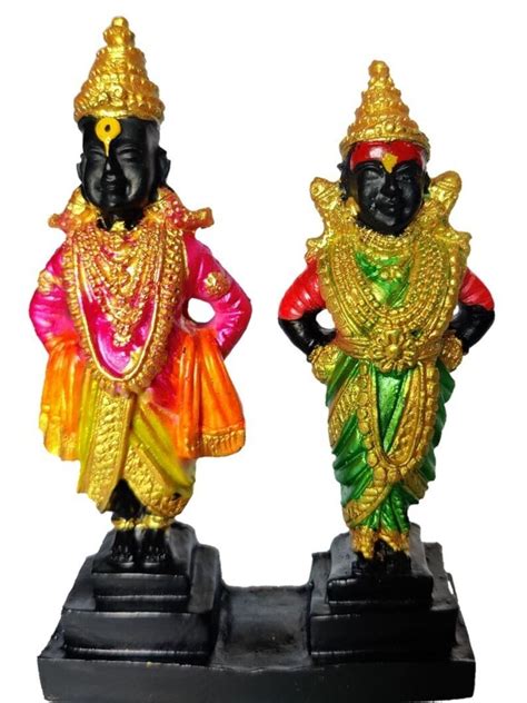 Buy Varkari Bhandar Vitthal Rukmini Murti (Idol Statue) (Colour ...