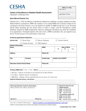 Fillable Online PHYSICIANS ORDERING FORM - Toronto General Hospital Fax ...