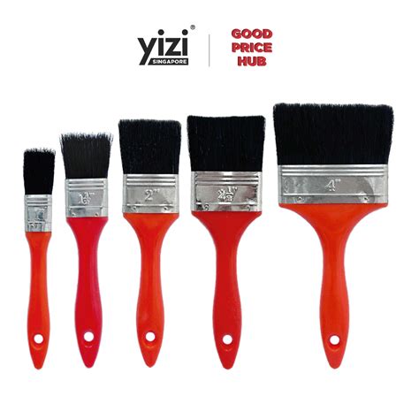 Natural Bristle Paint Brush (1" to 4") | Shopee Singapore