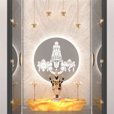 Gold & Silver Plated Tirupati Balaji Idol Sri Venkateswara – Veda ...