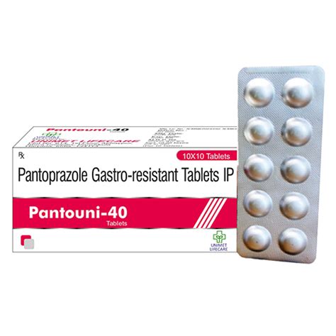 PANTOUNI-40 Tablets Unimet Lifecare