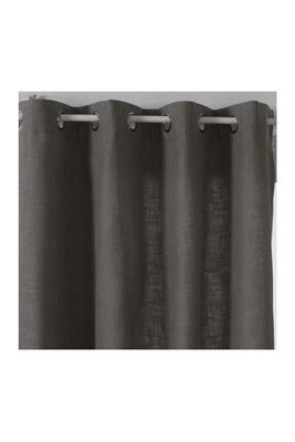 Rideau Paris Prix rideau clem - 140 x 260 cm - gris foncé | Darty