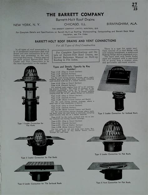 The Barrett Company Roofing Product Catalogs