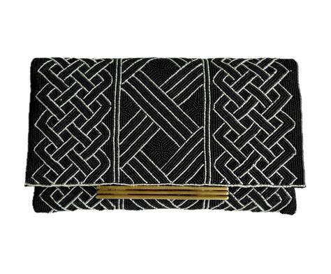 Buy - The ikat gold clutch | Elan Store
