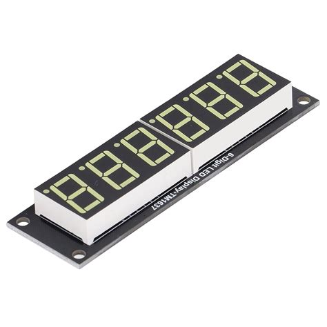 Digital Display Module, 5V LED Display Digital Tube White Light Wiring ...