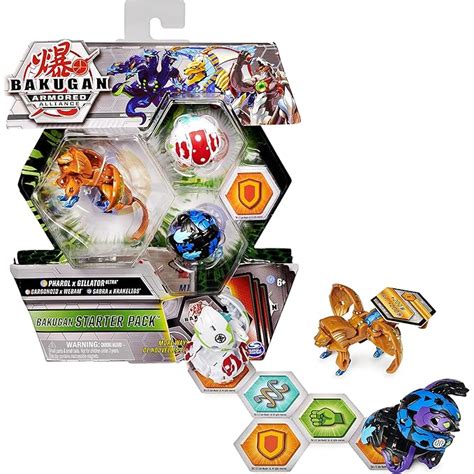 Buy Bakugan Starter Pack 3-Pack, Fused Pharol x Gillator Ultra, Armored ...