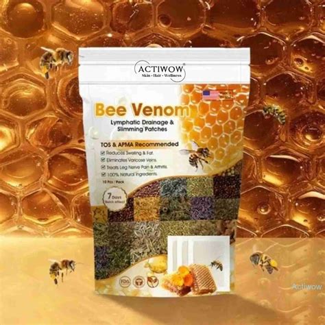 ACTIWOW Bee Venom Foot Patches Cleanse Skin and System via Foot Detox ...