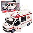 FunBlast Ambulance Toy for Kids with Light & Siren Sound Effects – Pull ...