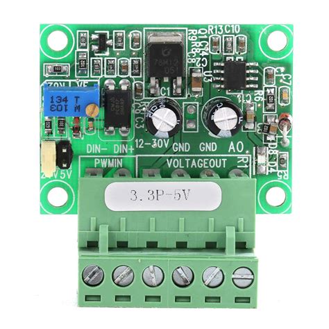 Buy Hilitand Analog Voltage to PWM Signal Converter, 3.3V PWM Signal to ...