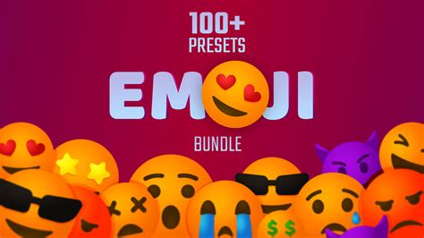 100+ | Emoji Bundle Presets | Premiere Pro Presets Pack - FilterGrade