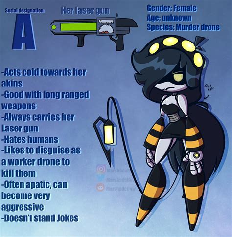 Finished my Murder Drones OC, Serial Designation A! : r/GlitchProductions