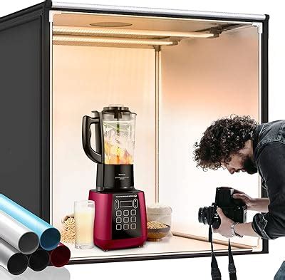 FOSITAN Bi-Color Dimmable Photo Light Box Kit, 32x32 India | Ubuy
