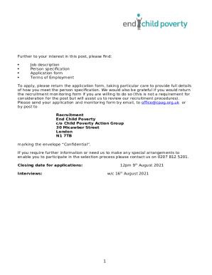 Match Your Skills to the Person Specification - jobs.ac.uk Doc Template ...