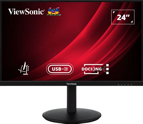 ViewSonic VG2409U-2 24” Full HD Ergonomic Docking Monitor with USB-C ...