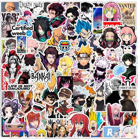 Haikyuu Sticker Pack of 50 Stickers - Waterproof Durable Stickers ...