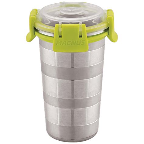 Buy Magnus Klip Lock Stainless Steel Tumbler - 100% Airtight ...