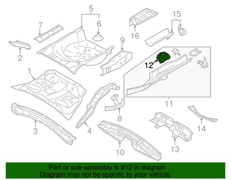 2017-2025 Subaru Strut Support 52153FL08A9P | Subaru Parts Guys