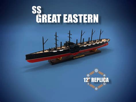 12" SS Great Eastern Replica, Pre-made, Very Detailed High, Historical ...
