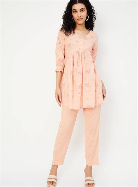 Buy Women Printed A-line Kurta Set Online at just Rs. 999.0 ...