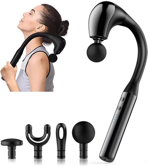 Fronnor Massage Gun with Extended Handle Revolutionary U-Shaped Back ...