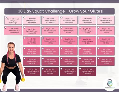 30 Day Squats For Women