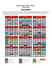 2023-2024 Duval County Public Schools District Calendar: Weather ...