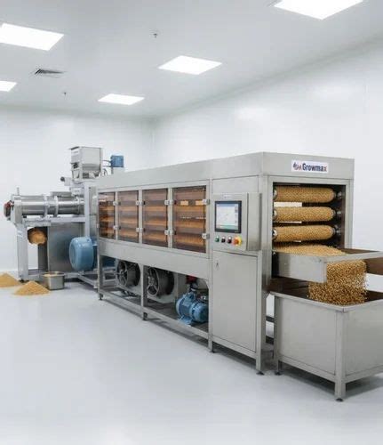 Soya Nugget Plant And Machine - 200 Kg Soya Nugget Making Machine ...