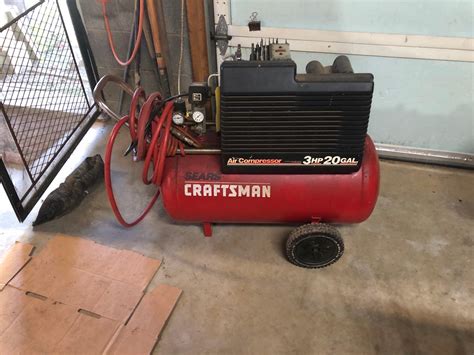 Craftsman 20 Gallon Portable Vertical Air Compressor 009 Air
