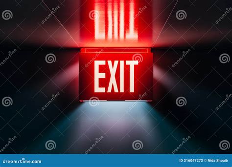 Red Exit Sign