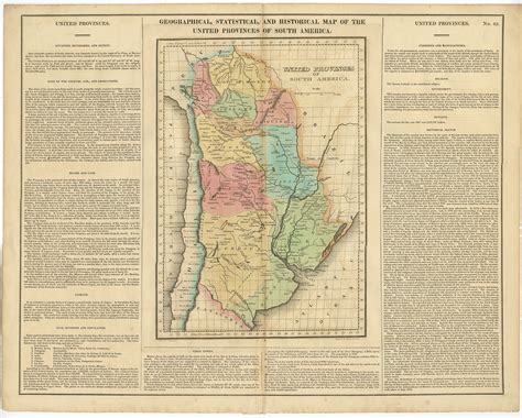Antique Map of South America by Finlayson (1822)