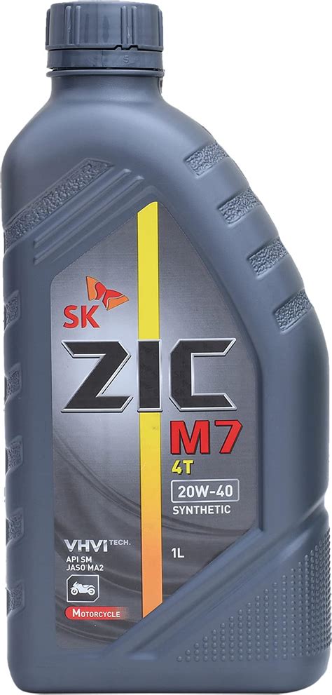 ZIC M7 20W-40 1Lt, SYNTHETIC BIKE ENGINE OIL (API SM, JASO MA2 ...