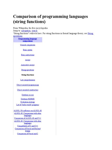 Image result for Programming Language Comparison
