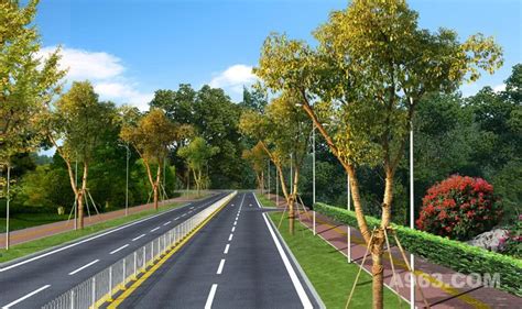 道路绿化景观设计案例效果图 - 道路景观 - 第5页 - 装饰设计景观设计设计作品案例