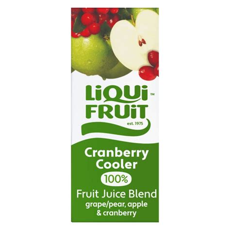 Liqui Fruit Cranberry Cooler 100% Fruit Juice Blend 200ml - Superb Hyper