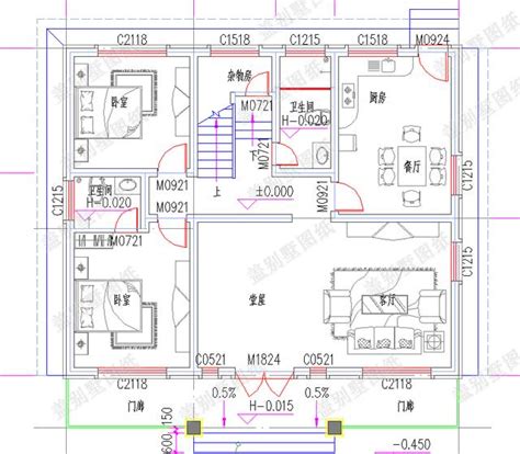 房屋二层设计平面图 – 设计本装修效果图