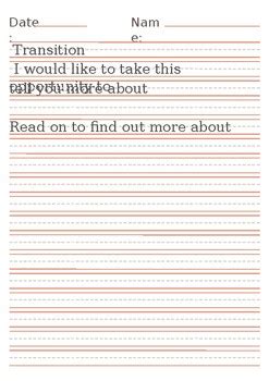 Informative Writing Sentence Starters 的图像结果