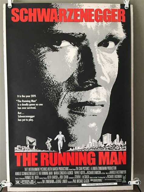 "The Running Man" (1987) | Running man movie, The running man 1987 ...