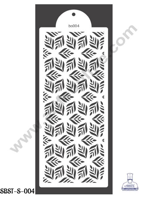 CAKE DECOR™ Small Wedding Cake Stencil, Cake Border Side Decoration To ...