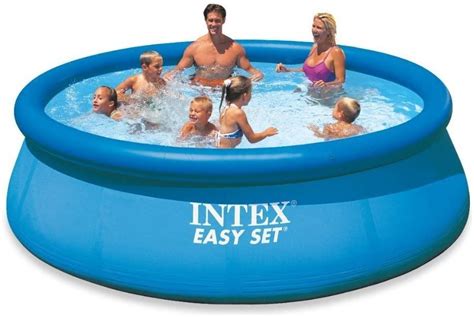 Installing Intex Easy Set Pool 的图像结果