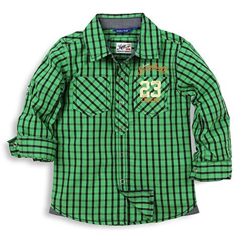 Buy kair Boys' Green Color Shirt at Amazon.in