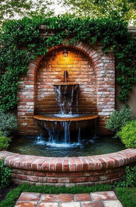 Pin by lil on lil Water fountain | Outdoor wall fountains, Garden water ...