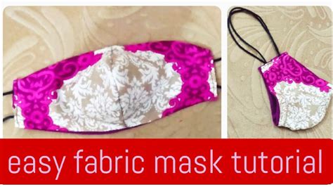 Image result for Tutorial for Making Fabric Face Mask
