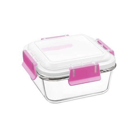 Buy Treo by Milton Borosilicate Bake N Lock Glass Square Container ...