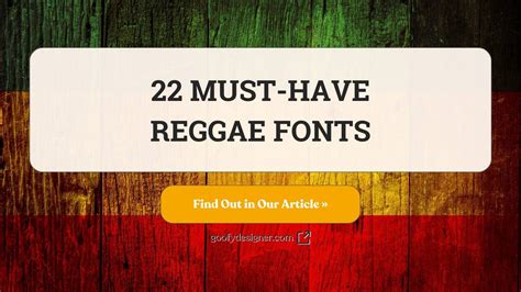 Reggae Font 的图像结果