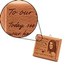 Presto Personalized Wooden Engraved Birthday Gift Photo Frame for ...