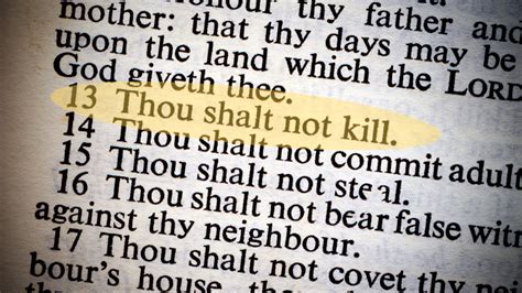 Thou Shalt Not Kill - Sunset Church of Christ in Springfield MO